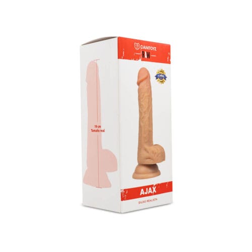 DILDO REALISTA AJAX 19 cm sexshop tienda online Bangover Colombia (3)