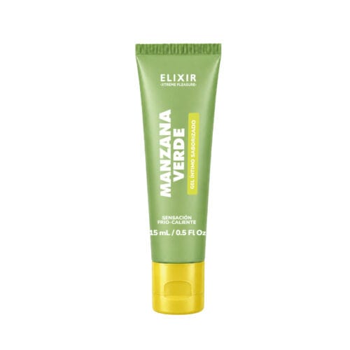 Lubricante Íntimo Saborizado Frío & Caliente Elixir 15 ml manzana verde tienda online sex shop Colombia Bangover